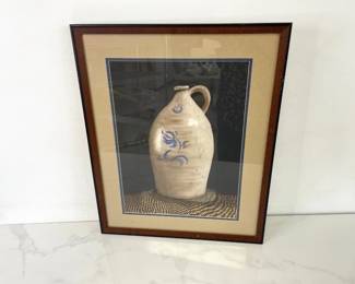 Lot 6047  Judy Oswald  SaltGlazed Stoneware Jug  Farmhouse Art Print