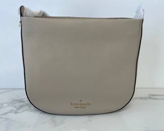 Lot 6254  Kate Spade Lexy Leather Shoulder Bag Light Sand  Still has Tags