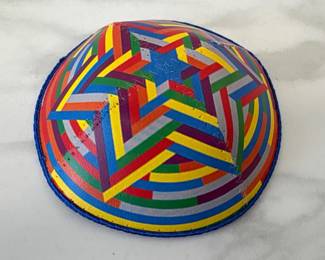 Lot 6515  Sol LeWitt Yarmulke Leather Kippah  7th edition