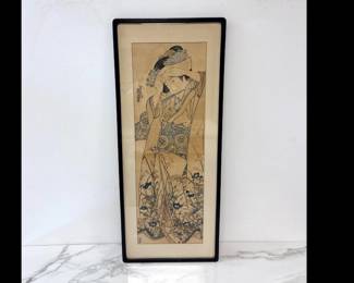 Lot 6302  Japanese Woodblock Art Print