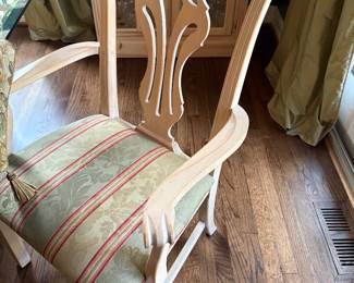 Another view of the dining armchairs