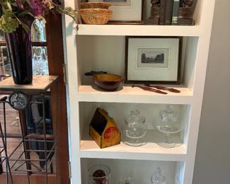 Glass canister set of 3, framed prints (4 available), bookends, and more!