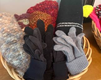 Scarves and gloves