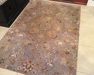 100% wool area rug - 3 x 5