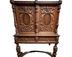 Carved Baroque Style Sideboard Cabinet