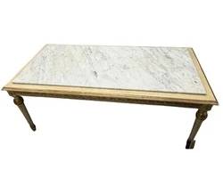 Italian Neoclassical Style Giltwood and Marble Console Table