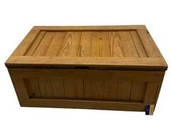 Rustic Pine Storage Trunk/Coffee Table