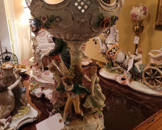 Vintage German Von Schierholz Porcelain Compote