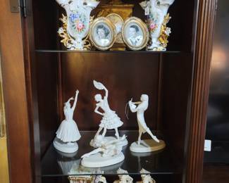 Boehm Studios Ballerina Figurines, Nipon Horse & Carraige Figurine
