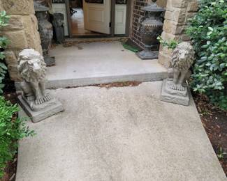Composite Lion Statues