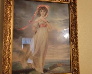 "Pinkie" Lithograph by Gainsborough