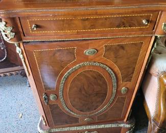 Antique French Napoleon III Style Bedside Tables