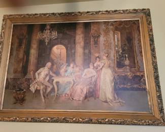 "The Chess Game" Print by Francesco Beda