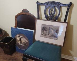 Vintage Chippendale-Style Dining Chair