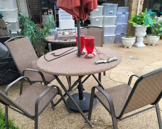 Outdoor Table w/ 4 Chairs
