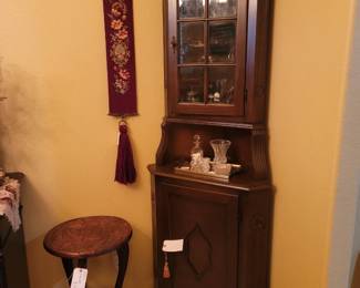 Vintage Corner Cabinet