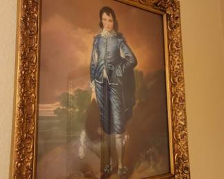 "Blue Boy" Lithograph by Gainsborough
