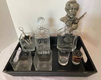 Sam Colt Decanter And Barware