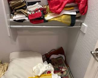 Large Lot Of Assorted Linens
