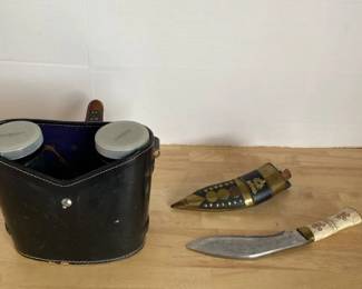 Knife And Binoculars