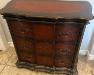 Accent Table With Three Drawers
