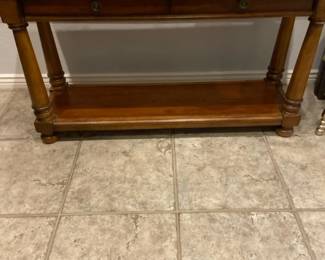 Bassett Two Drawer Console Table