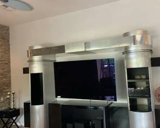 HUGE Lighted Entertainment Center