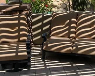 Loveseat And Swivel Chair