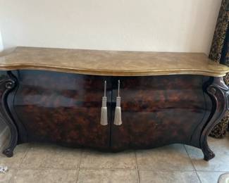Large All Wood Buffet Table