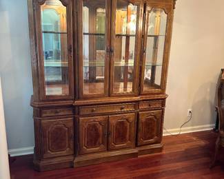 Mid century China cabinet base would make a great buffet 