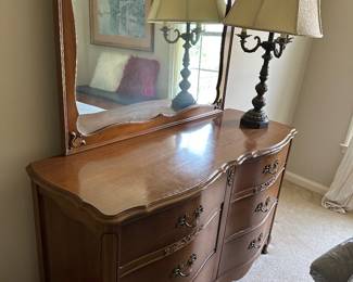 Mid century cherry dresser