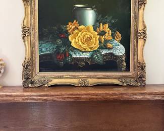 Original signed canvas painting 