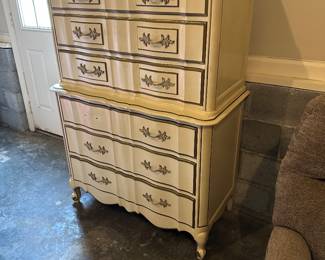 White French provincial chest