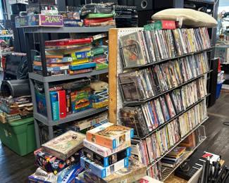 Games, Video Games, DVDs