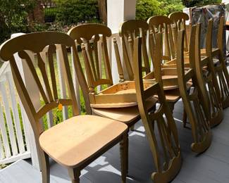 Several chairs