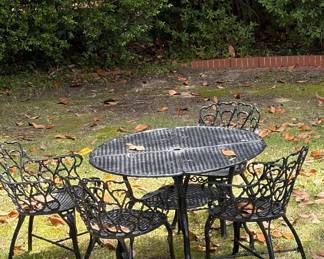 Wrought iron set