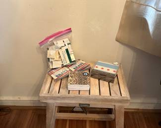 Lots of small accessory furniture 