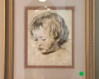 Portrait of a child. $50.00