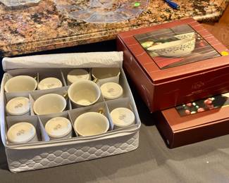 Lenox Christmas dishes. $25.00