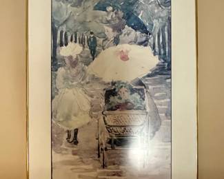 Framed print. $25.00