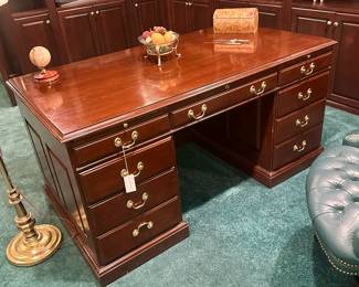 Mahogany desk. $350.00