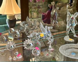 Various Swarovski Crystal figures. $10.00 to $25.00
