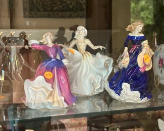 Vintage Royal Doulton figures. $25.00 each