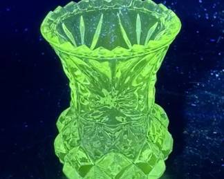 Vintage Glass Toothpick Holder