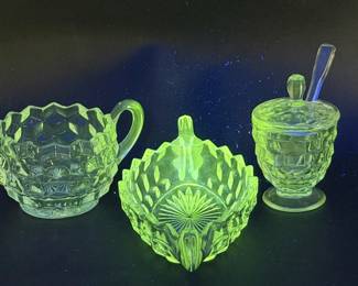 (3) Fostoria American Clear Dishes