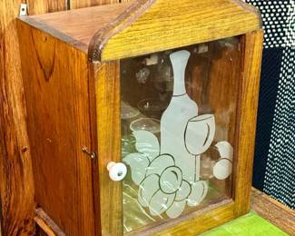 Bar Cabinet With Stem Glass Contents