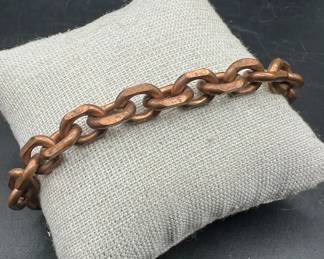 Solid Copper Chain Bracelet