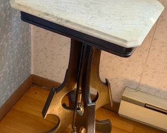 Antique Victorian Marble Topped Table