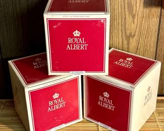 (12) Royal Albert Goblets