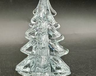 Glass Christmas Tree Figurine